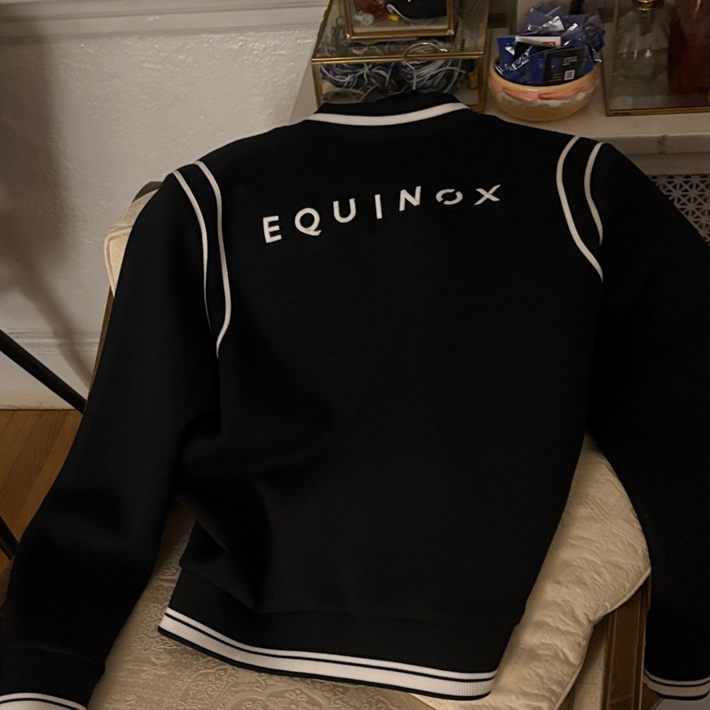 Equinox Black Bomber Jacket